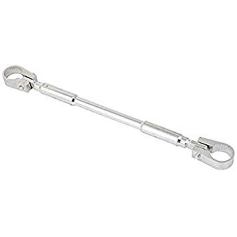 AOW Handlebar Cross Bar Steering Wheel Strength Lever Bar (Silver) for Honda Ignitor