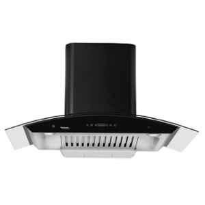 Hindware Nevio BLK 90 Black Chimney, 514505, Size: 90 cm