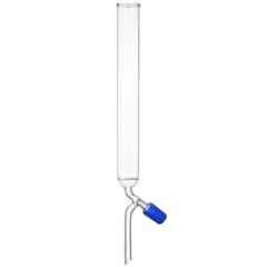 ABGIL 450mm 40mm Borosilicate Glass Chromatography Column with Sintered (Fritted) Disc & Teflon Stopcock, ABG1083