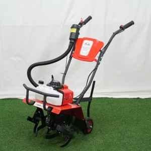 Really 2.95HP 63cc 2 Stroke 16 inch Red Petrol Engine Mini Tiller for Cultivating, Tilling & Weeding, RAPL-RH-6301