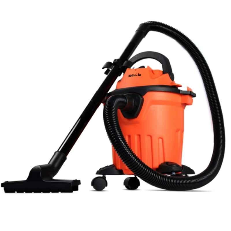 iBELL 1212 1000W 12L Orange Wet & Dry Vacuum Cleaner with Washable HEPA Filter