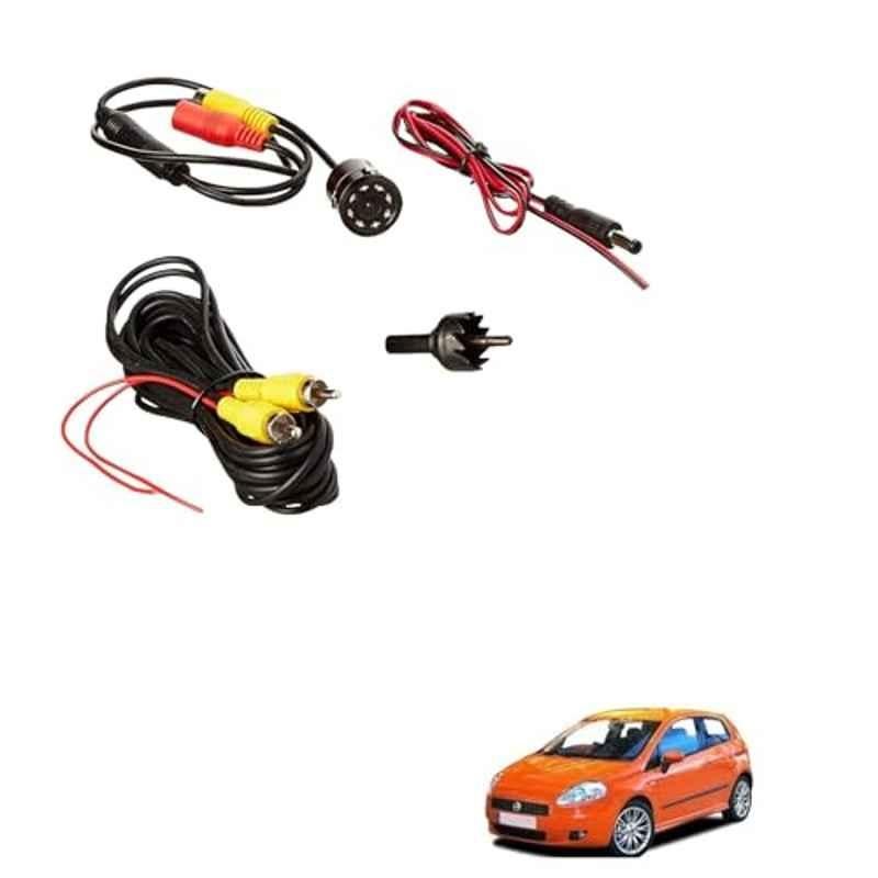 Kozdiko Car Rear View Reverse Parking Camera with HD Night Vision & 8 LED Waterproof for Fiat Punto Grand