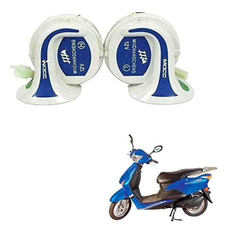 Kozdiko 2 Pcs 18-in-1 Mocc Scooty Digital Tone Magic Horn Set for Avon E Star