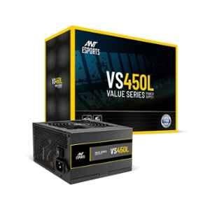 Ant Esports Value VS450L 450W Black Non-Modular Gaming Power Supply with 120mm Silent Fan