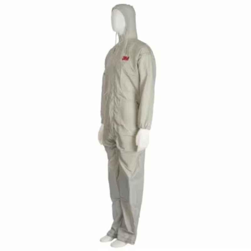 3M Polyester Grey Reusable Coverall, Size: M, 50425