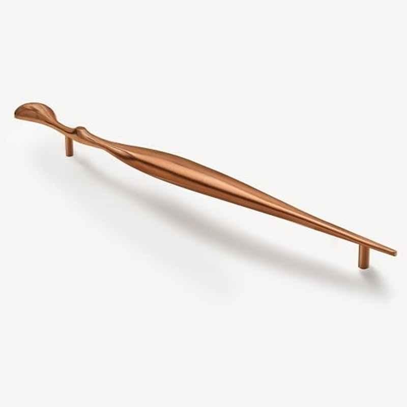 Plantex 288mm Zinc Rose Gold PVD Rose Gold Finish Pull Cabinet Handle for Home & Office, APS-DTC-9136-RG-288MM