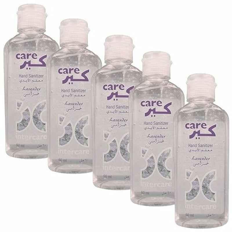 Intercare Hand Sanitizer, Lavender, 60ml, 5 Pcs/Pack