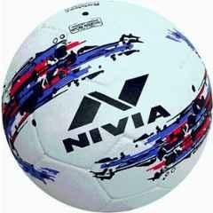 Nivia Strom White Football, Size: 5