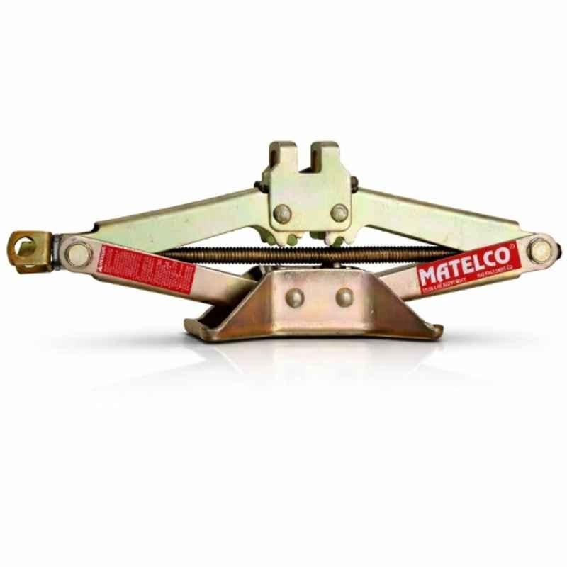 Matelco 1.5 Ton 4-12 inch Scissor Jack for Vehicle Tyre Change & Emergency Roadside Repair Tool