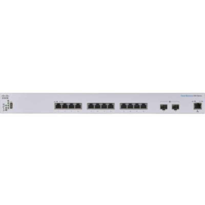 Cisco Business 250 Series 16 Ports GE 2x1G SFP White Smart Network Switch, CBS25016T2G