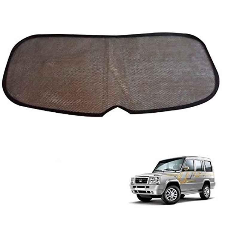 Kozdiko Mesh Black Rear Window Sunshade Car Diggy Curtain for Tata Sumo