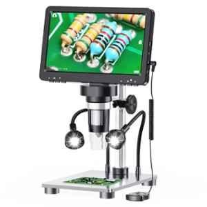 Microware 1-1200X 12MP 7 inch LCD Digital USB Microscope with 16G TF Card