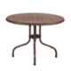 Supreme Cherry Globus Brown Foldable Round Table