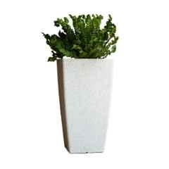 Ugaoo Small White Stone Paris Planter, NUHP0002