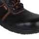 Hillson Beston Steel Toe Black Work Safety Shoes, Size: 7