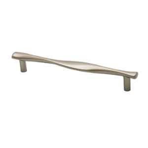 RAB 160mm Zinc Satin Finish Drawer Pull Handle, N1111 (Pack of 3)
