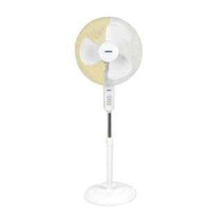 Luminous Fanfare Pro White Padestal Fan, Sweep: 400 mm