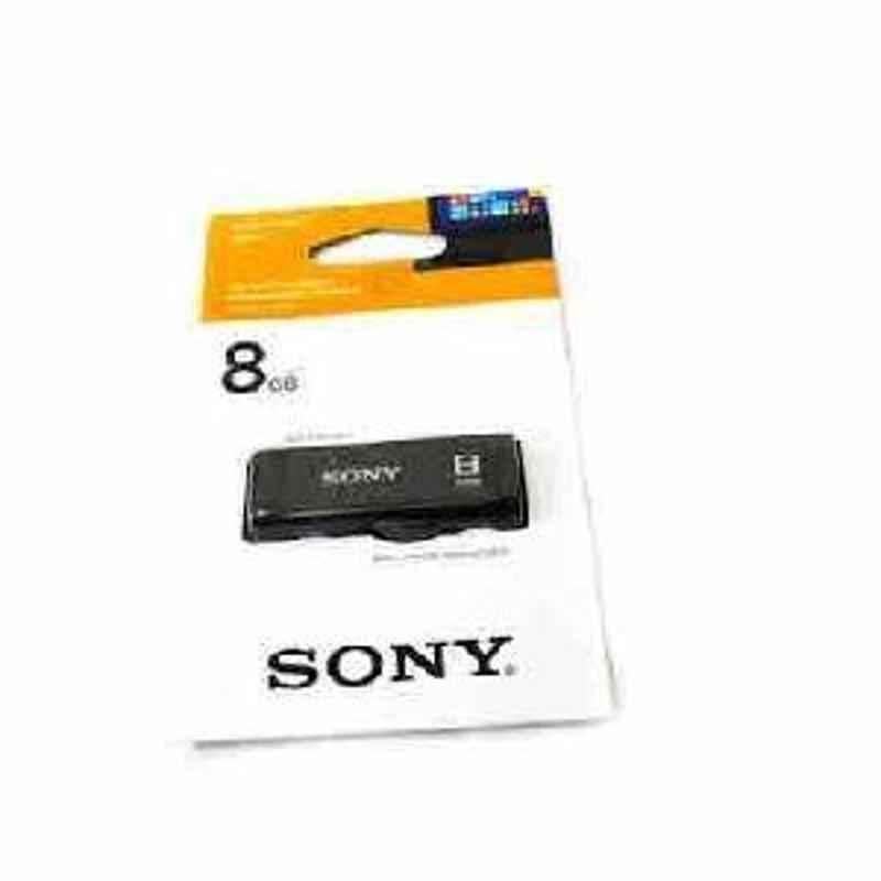 Sony 8GB GR Slider Black & White USB Flash Drive