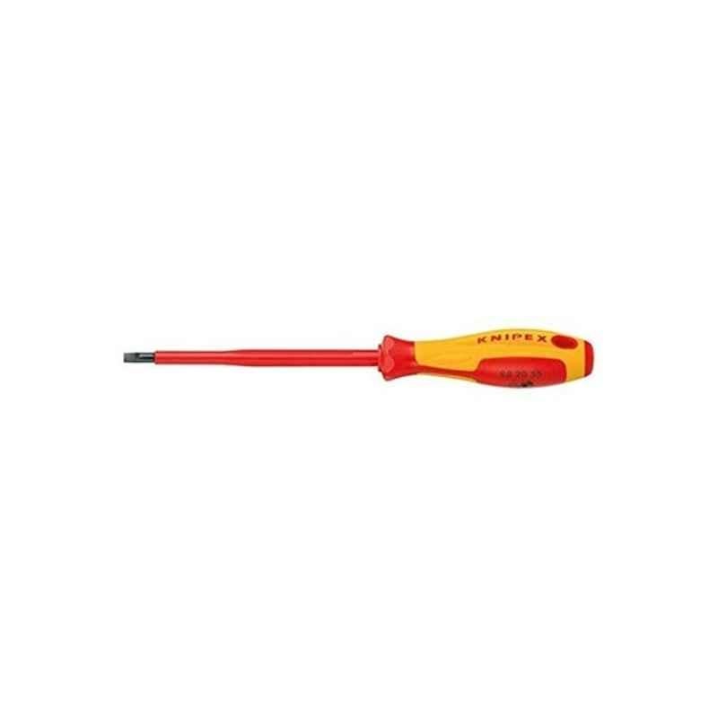 Knipex 260mm Plastic Red & Yellow Screwdriver for Slotted Screw, 982065