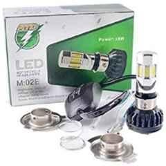 Meenu Arts Universal RTD M6 (Super Bright) Led Headlight with Fan Universal for All Honda Models (12V / 35W)