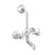 Prestige Croma Brass Chrome Finish Telephonic Wall Mixer with L Bend