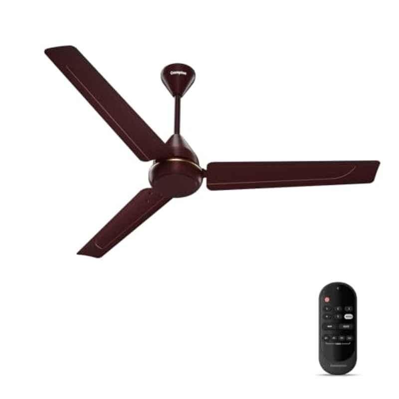 Crompton Energion Hyperboost 32W 350rpm Lustre Brown 5 Star BLDC Ceiling Fan, Sweep: 1200 mm