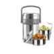 Milton Opus 3 Pcs Stainless Steel Silver Tiffin Box Set, 500041921394-02375