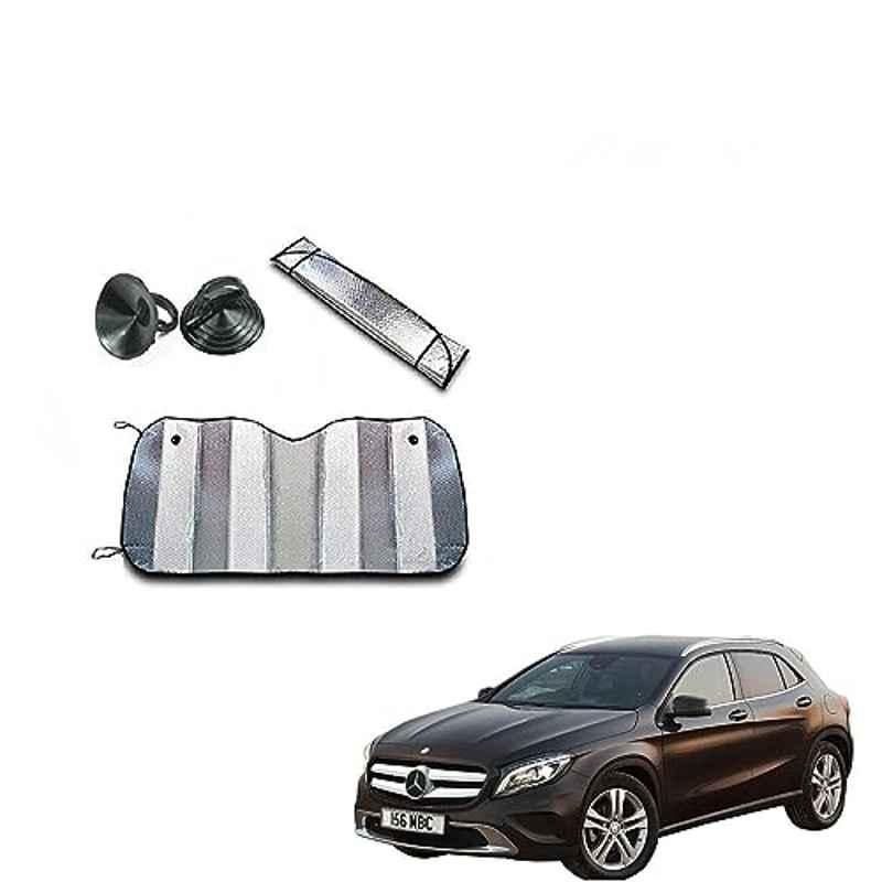 Kozdiko Aluminium Foil UV Protection Silver Windshield Sun Shade for Mercedes Benz Gla Class