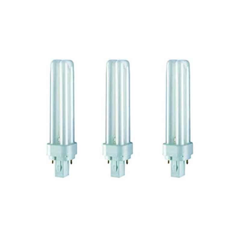 Osram Dulux-D 18W 4000K 1200lm Durable Fluorescent Lamp (Pack of 3)