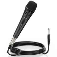 Audio Array 600Ohms Dynamic Handheld Karaoke Microphone for  Singing, Public Meetings, Studio Recording, Live Show & Party, AM-C3