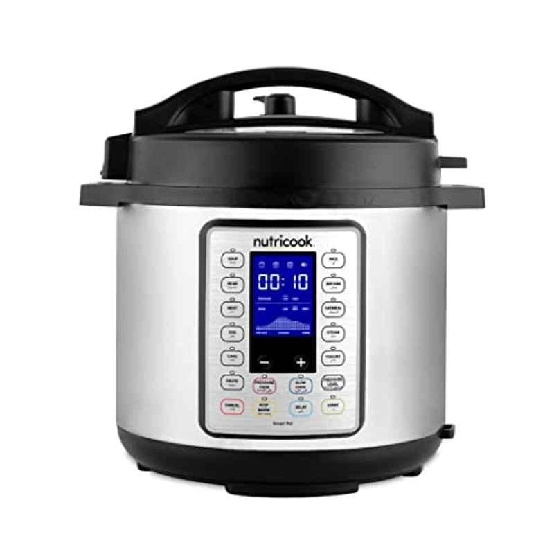 Nutricook Smart Pot Prime NC-SPPR6 6L 1000W Stainless Steel & Plastic 10 In 1 Instant Programmable Electric Pressure Cooker