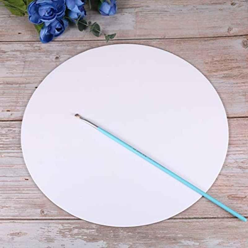 20x20cm White Round Canvas Art Board