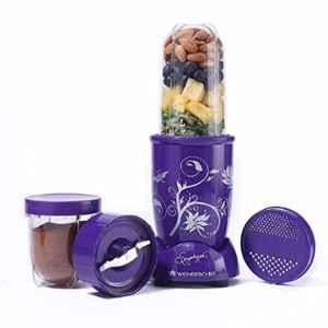 Wonderchef Nutri-Blend 400W Plastic Purple Mixer Grinder with 2 Jars, 63151952