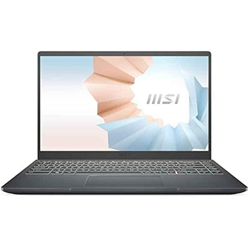 MSI Modern 14 B10MW-660IN 14 inch Carbon Grey Full HD IPS-Level Panel Laptop
