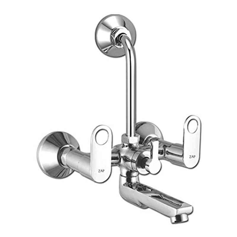 ZAP GEO 2 In 1 Wall Mixer with Provision of Overhead Shower & 360 Degree Swivel Bend