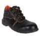 Hillson Beston Steel Toe Black Work Safety Shoes, Size: 9