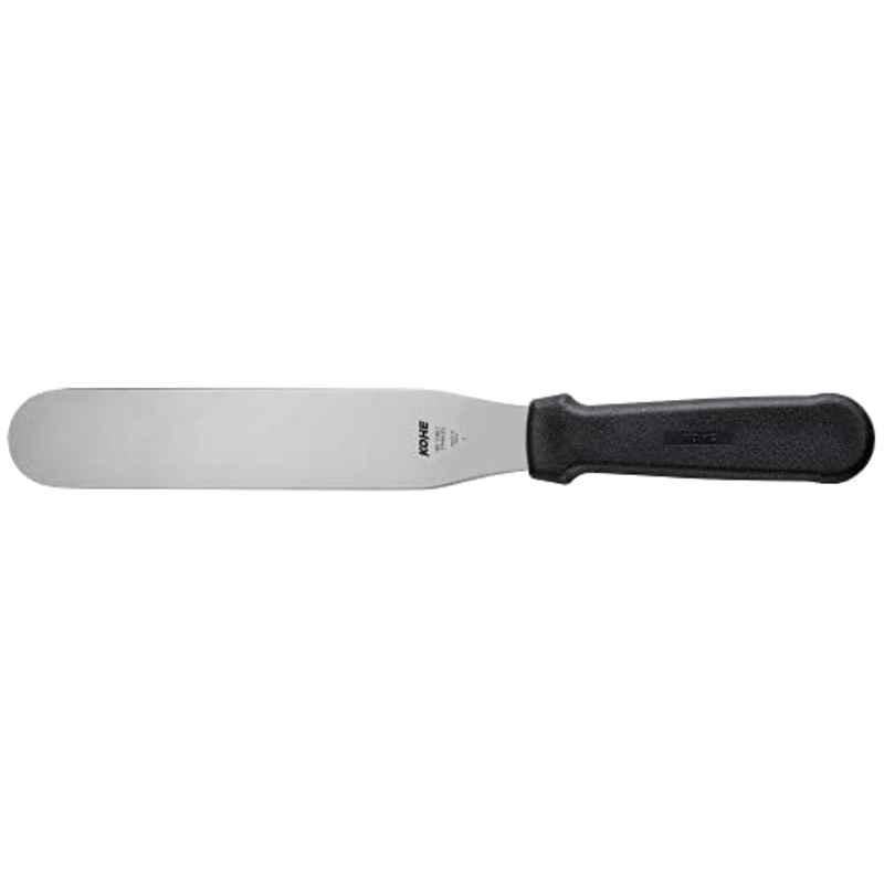 Kohe 331mm Stainless Steel Black Straight Cake Palette Knife, BK-1180.1