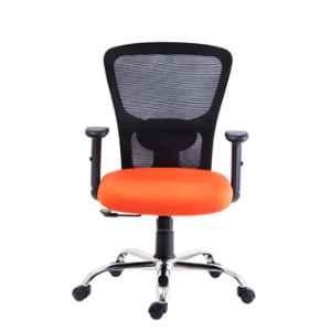 Bluebell Golf Ergonomic Med Back Black & Orange Revolving Chair, BBVSO2-EL03