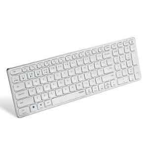 Rapoo E9350G White C-Type Rechargeable Multi-Device Wireless Keyboard