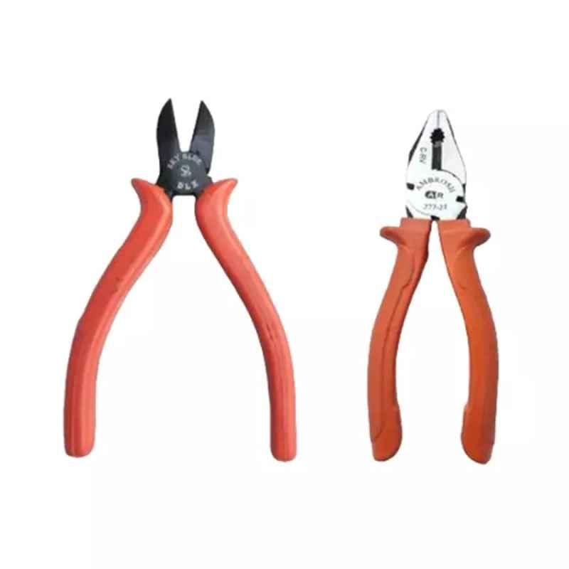 Sky Blue 2 Pcs 7.8 inch Lineman Plier Combo, SBE_PLIER_COMBOS_COMBO_643