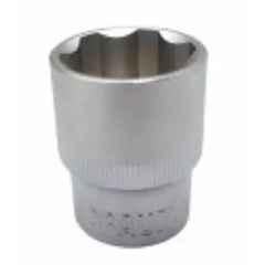 Baum Art-237 15mm 1/2 inch Chrome Vandium Steel Polished Square Drive Socket