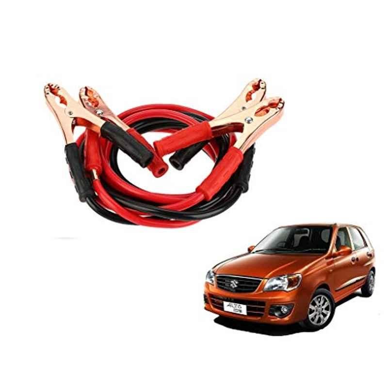 Kozdiko 7.5ft Copper Core Red & Black Heavy Duty Car Battery Booster Cable for Maruti Suzuki Alto K10