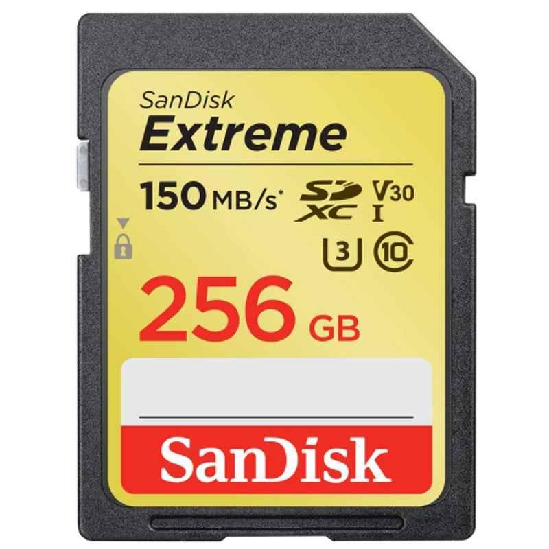 SanDisk Extreme 256GB SDXC Camera Card, SDSDXV5-256G-GNCIN