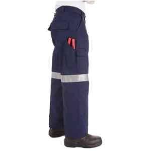 Superb Uniforms Cotton High Visibility Mechanic Work Trouser, SUWHVEMTP007, Size: 42 inch