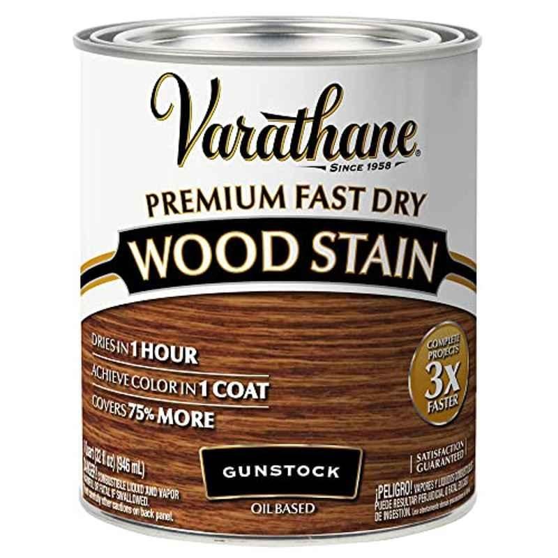Rust-Oleum Varathane 946ml Gunstock Wood Stain Premium Fast Dry Coating, 262007