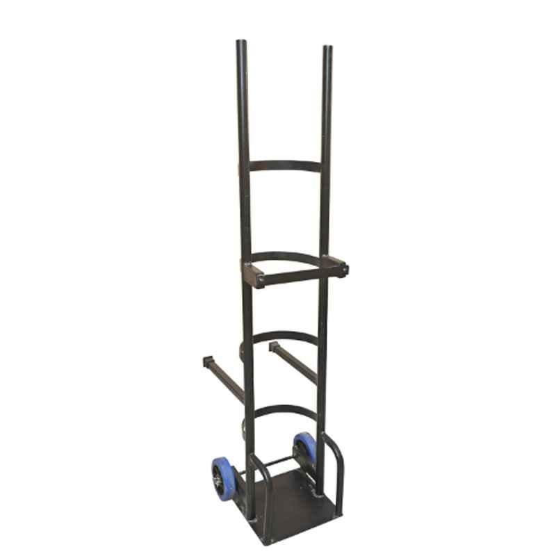 Smart Care HF68 2 inch Steel Epoxy Powder Coated D-Type Oxygen Cylinder Trolley