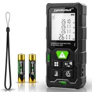 Tomahawk 50m Plastic Laser Distance Meter with Area Volume Pythagoras, IP54 Protection, TTM-0050