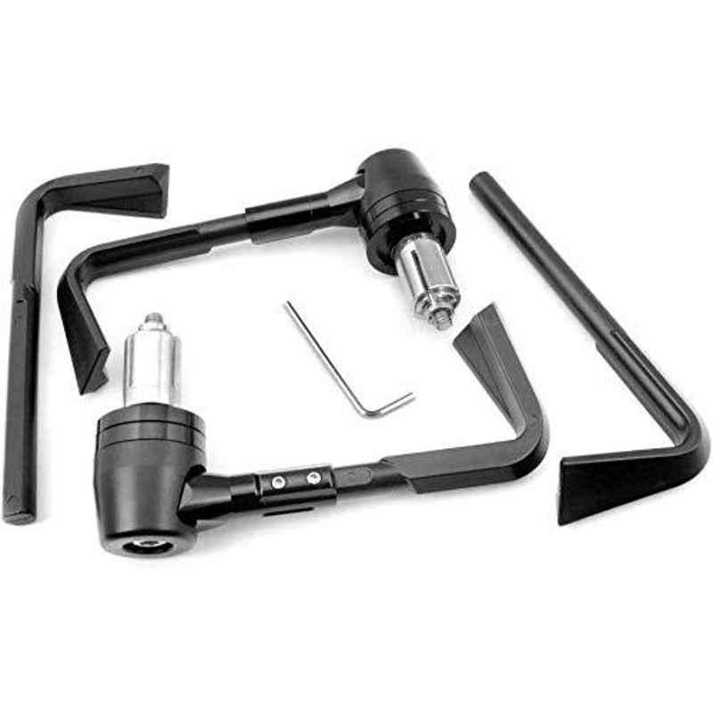 AOW Motorcycle Hand Guards 7/8 inch Brake Clutch Lever Protector Hand Guard Black Universal for All Bikes Q-41