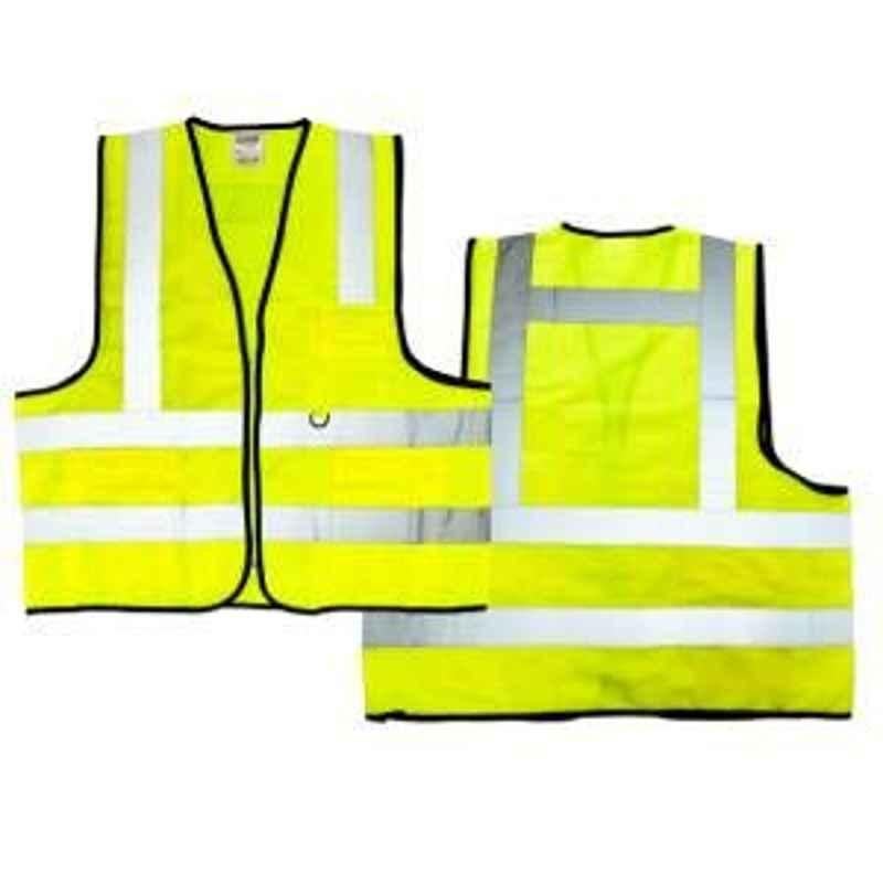 Abbasali Safety Jacket With Zip &  Pocket