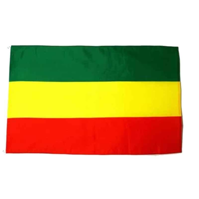 AZ Flag 90x60cm 100D Polyester Ethiopia Flag without Arms with Translate Metal Eyelets